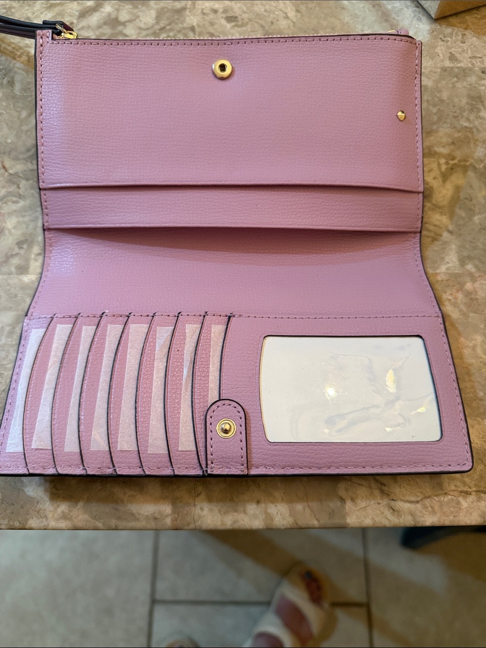 kate spade NWT lavender leather wristlet clutch - Picture 5 of 16